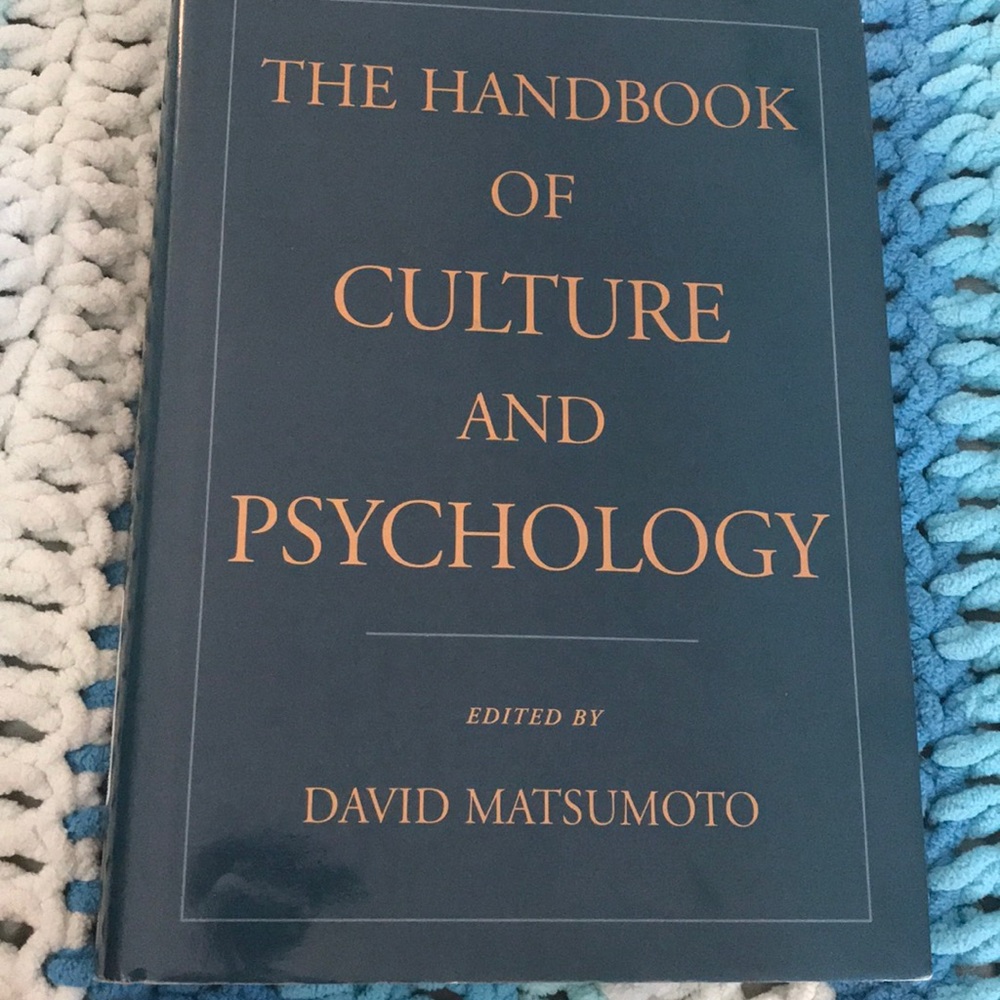 The handbook of culture and psychology